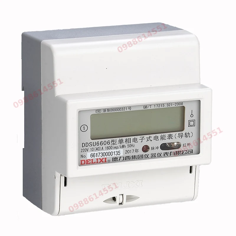DDSU6606 công tơ điện một pha (thanh ray DIN)