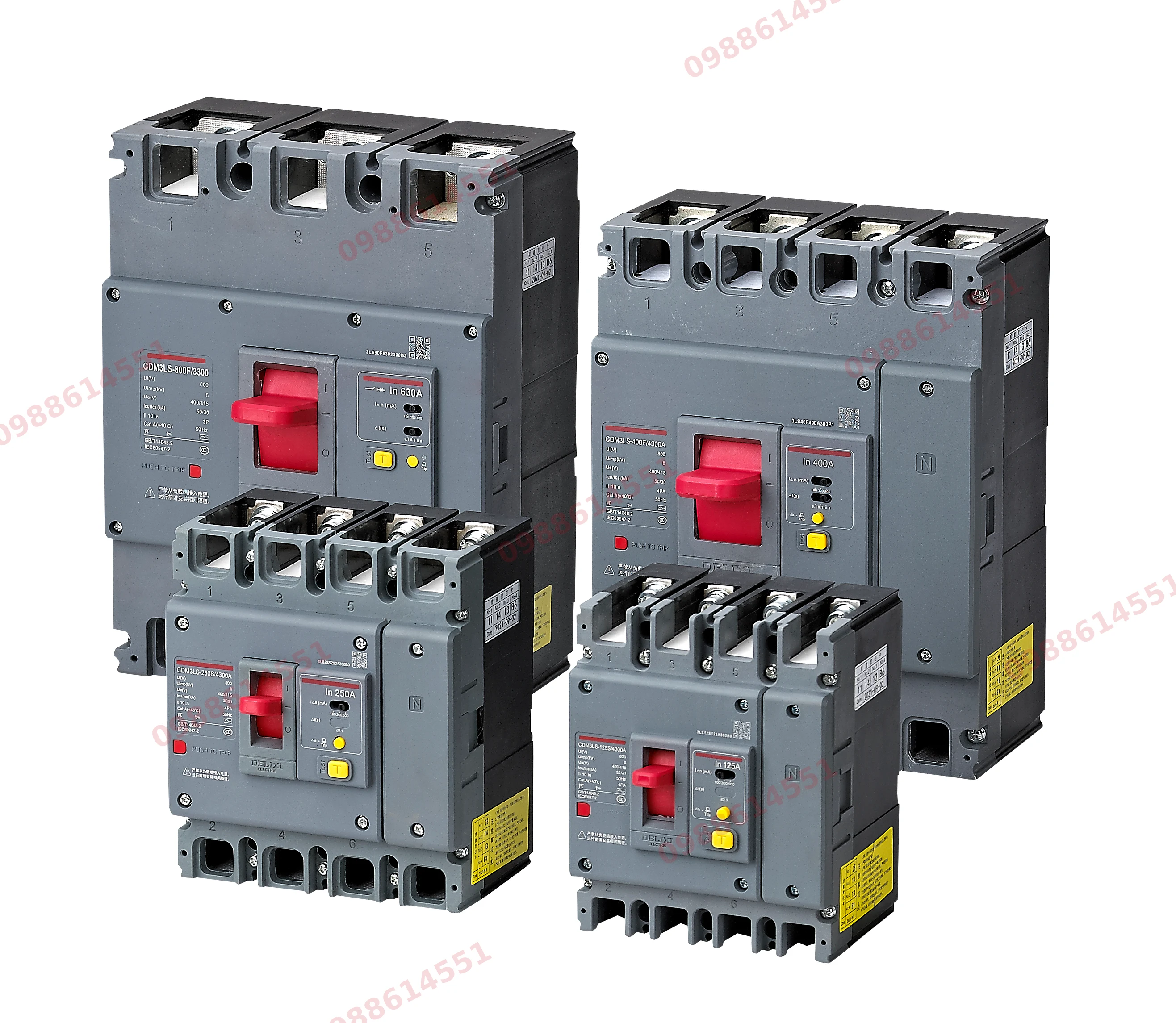 CDM3LS aptomat khối chống rò (MCCB)